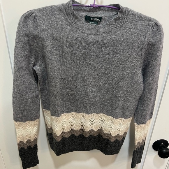 Griffen Women’s Wool, Cashmere Crew Neck Sweater, Size Small - Picture 7 of 7